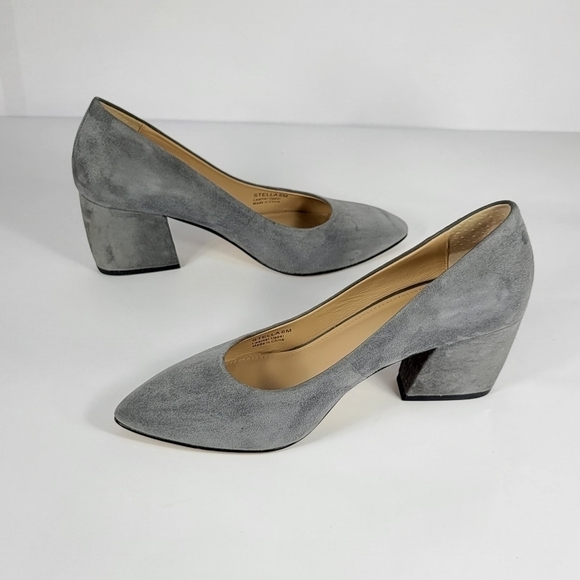 Botkier Stella Suede Gray Heels #449 Size 6 - Picture 4 of 12